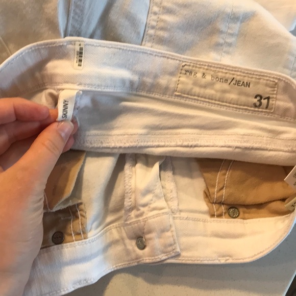 Rag & Bone White Skinny Jeans - Picture 6 of 7
